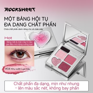 Rock Sweet RS Bảng phấn mắt 5g Bảng Highlight Và Tạo Khối bảng mắt makeupmat