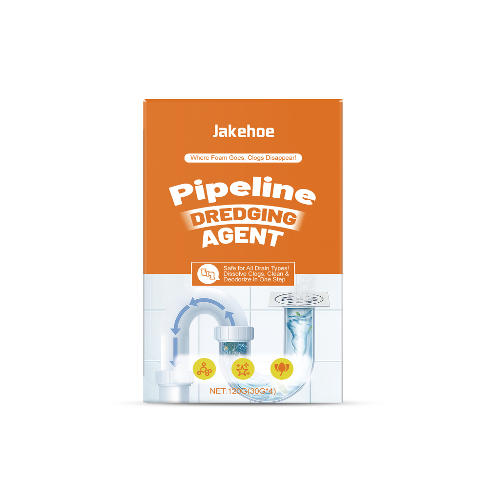 Jakehoe Kitchen Granules Drain Closer and Cleaner, Unclogs Blockage từ mỡ hoặc dầu ăn, (30g * 4)