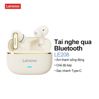  Tai nghe chơi game Lenovo LE208 Tai nghe Bluetooth Độ trễ thấp trong tai IPX5 Chất lượng âm thanh HIFI chống nước Bluetooth 6.0 