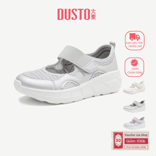Giày Thể Thao DUSTO Nữ Thiết Kế Velcro Giày Đế Bằng DW25Q0658T