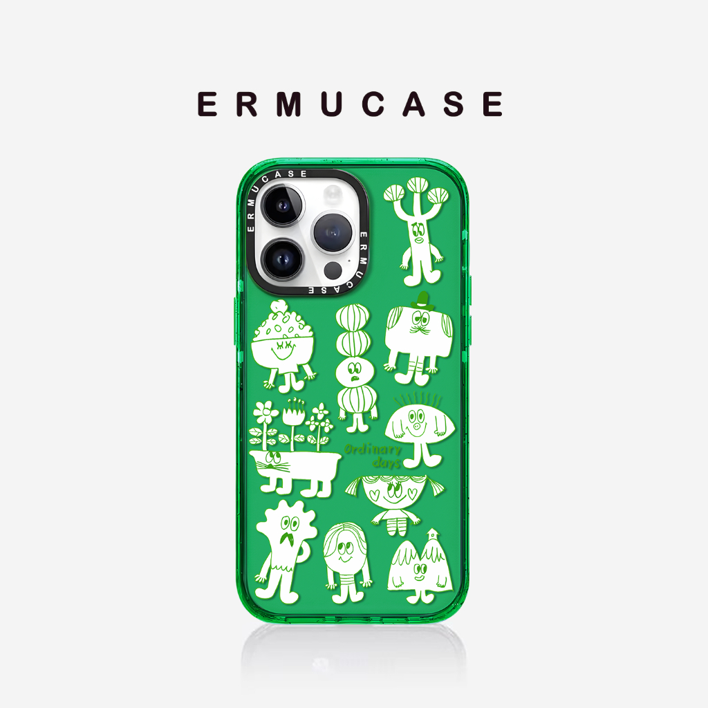 Thích hợp cho IPhone 13 14 15 16 Pro Max Vỏ điện thoại từ tính chống sốc-Cartoon Trẻ em Trừu tượng N