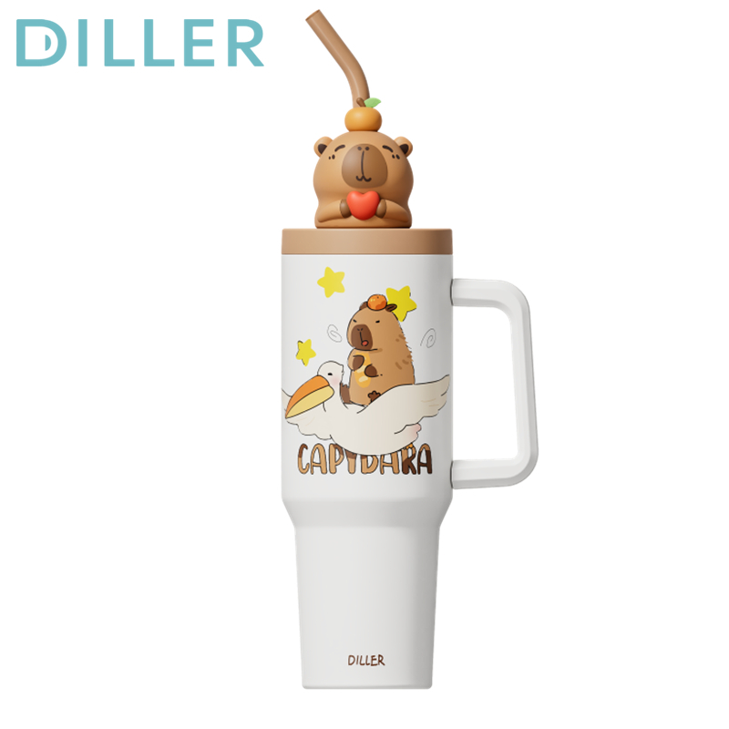 Bình giữ nhiệt lớn Diller Ace Tumbler (1200ml) - Thép không gỉ 304, Giữ nhiệt độ D9451