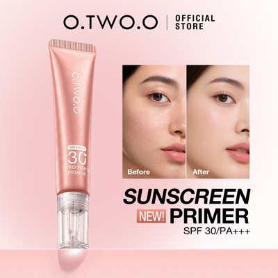 O.TWO.O Haute Zero Pores Kem Chống Nắng Che Khuyết Điểm Lỗ Chân Lông Dưỡng Ẩm Chống Dính Nhẹ SPF30 + Net Wt. 20ml