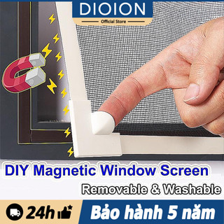 Rèm Màn Cửa Sổ Chống Muỗi DIY Có Nam Châm Từ Tính Dễ Lắp Đặt , Lưới chắn côn trùng ngăn bụi