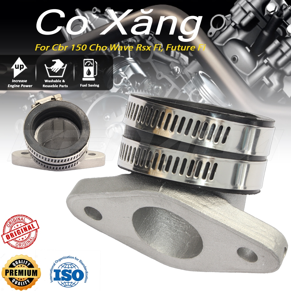 Co Xăng Họng Xăng KENADA Racing Mẫu CBR 150 Cho Wave RSX Fi, Future Fi