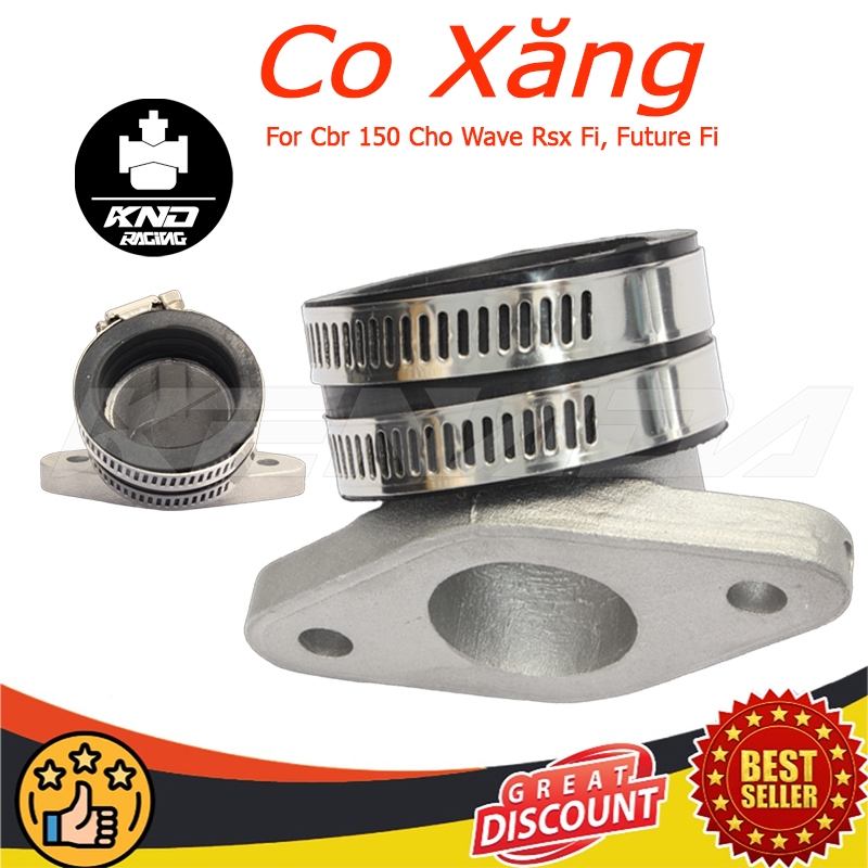 Co Xăng Họng Xăng KENADA Racing Mẫu CBR 150 Cho Wave RSX Fi, Future Fi