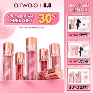 Son kem O.TWO.O nhung lì chống dính 24h lâu trôi không khô chống thấm nước đáng yêu dùng trang điểm 30g