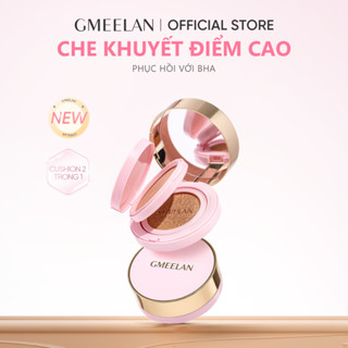 【Hàng mới GMEELAN CUSHION BLACK TRUFFLE BHA HIGH COVER 2-IN-1 PINK CUSHION Che khuyết điểm cao,Lâu trôi ,Kiềm dầu dưỡng da