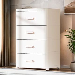  【Tủ nhựa đựng quần áo  45 55cm tủ nhựa ngăn kéo Trắng tủ đầu giường chất lượng rất tốt tủ nhựa đa năng mềm chắc tủ nhựa cho bé 