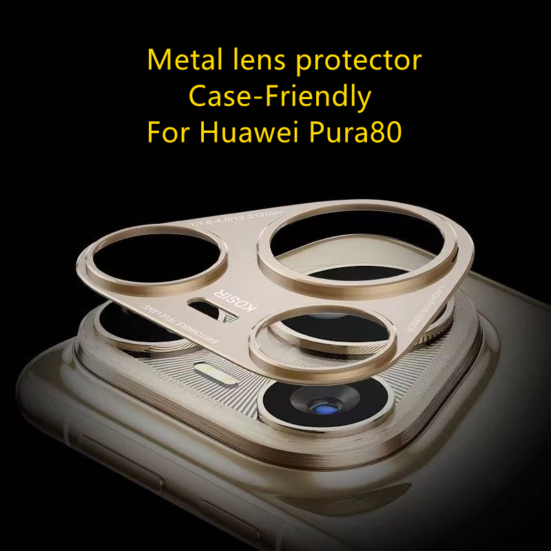 Dành Cho Huawei Bảo Vệ Ống Kính Kim Loại Miếng Dán Bảo Vệ Ống Kính Cho Pura80ultra Pura80Pro Plus Pu