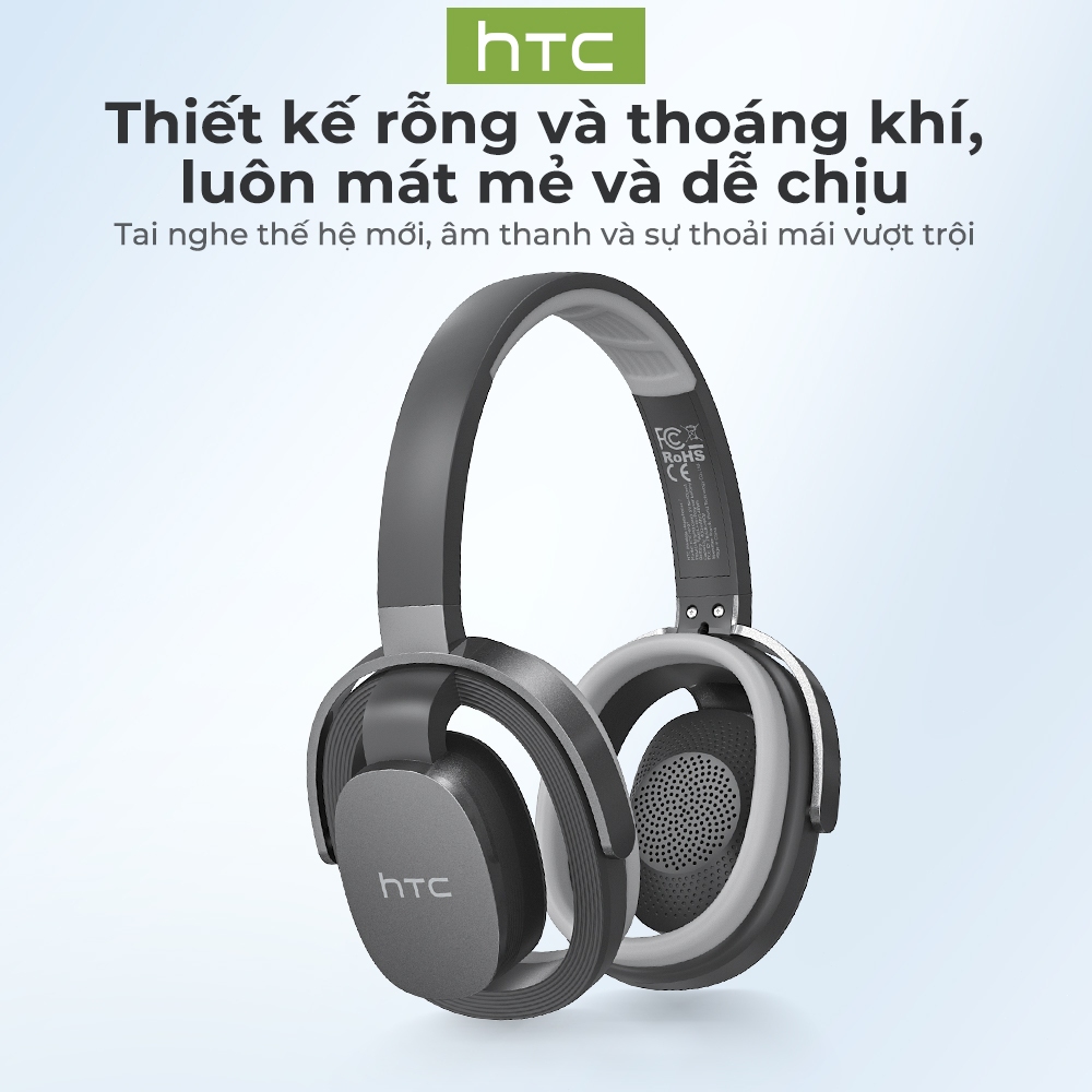 HTC HP07 Stereo Surround Bass Tai nghe Bluetooth Tích hợp Mic Tai nghe không dây chất lượng cao nguyên bản Tai nghe khử tiếng ồn Bluetoot 6.0 Tai nghe chơi game qua tai | BigBuy360 - bigbuy360.vn