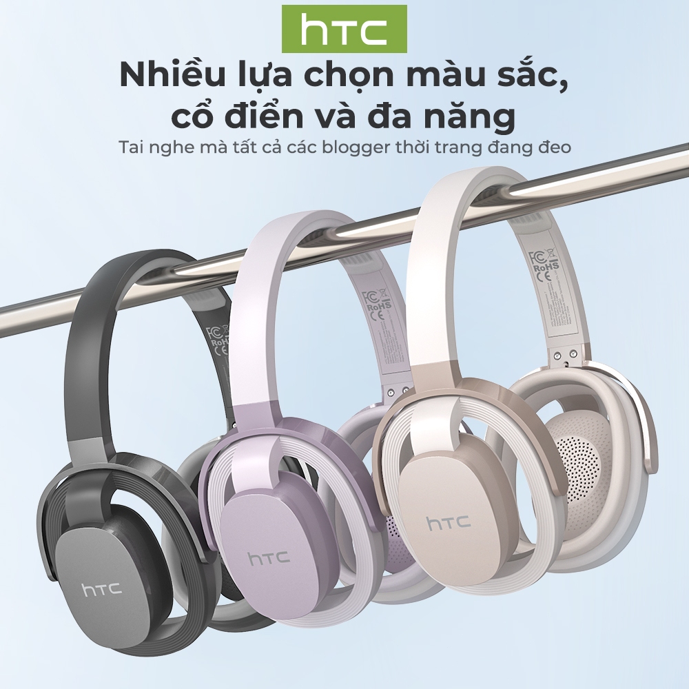 HTC HP07 Stereo Surround Bass Tai nghe Bluetooth Tích hợp Mic Tai nghe không dây chất lượng cao nguyên bản Tai nghe khử tiếng ồn Bluetoot 6.0 Tai nghe chơi game qua tai | BigBuy360 - bigbuy360.vn