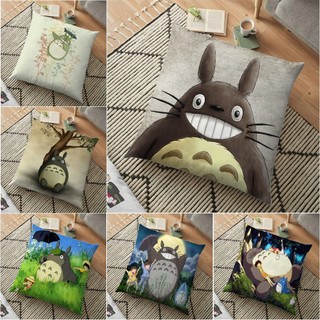  Vỏ Gối Vuông In Hình Totoro Độc Đáo Chất Lượng Cao 