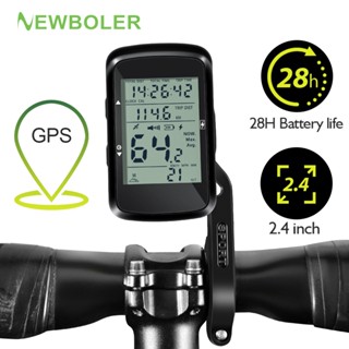 NEWBOLER GPS Xe Đạp Máy Tính Đồng Hồ Tốc Độ Màn Hình Cảm Ứng 2.4Inch Xe Đạp Thông Minh Không Dây Đồng Hồ Đo Cho MTB Xe Đạp Đường Bộ Phụ Kiện