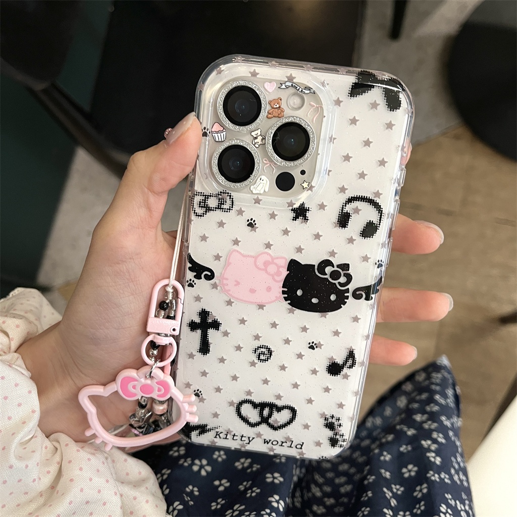 Ốp điện thoại iphone 16 Pro Max 15 Pro Max 14 Pro Max Black Star KT