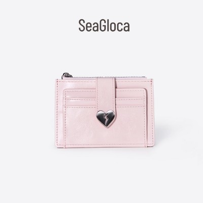 SeaGloca Mới Thời Trang Hàn Quốc Khóa Tình Yêu Sandwich Túi Đựng Thẻ Flap Giấy Chứng Nhận Túi Đựng Tiền Xu Cho Nữ 27