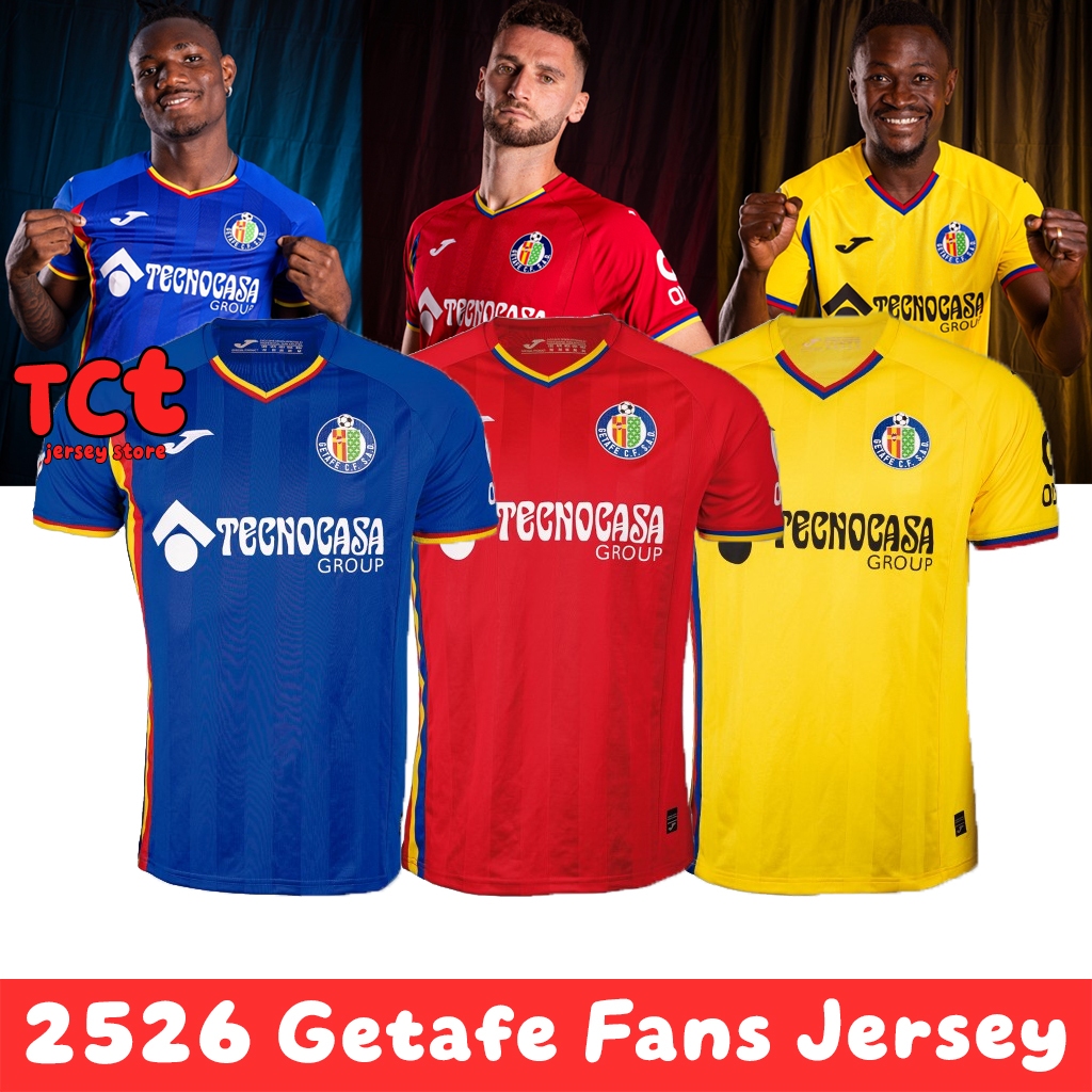 Getafe 25 / 26 sân khách thứ ba chất lượng hàng đầu Phiên bản người hâm mộ bóng đá Áo bóng đá nam Áo