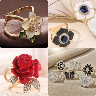 Khóa Cố Định Khăn Choàng / Khăn Choàng / Khăn Choàng Lụa / Nơ / Hoa Trà Cỡ Nhỏ Đính Ngọc Trai Khóa Cài Khăn Khăn Quàng Cổ