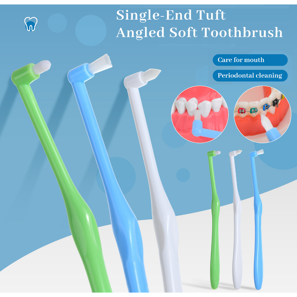 Bàn chải đánh răng chỉnh nha nha nha khoa, Cấy ghép nha khoa đặc biệt, Bàn chải kẽ răng mềm đầu nhỏ 