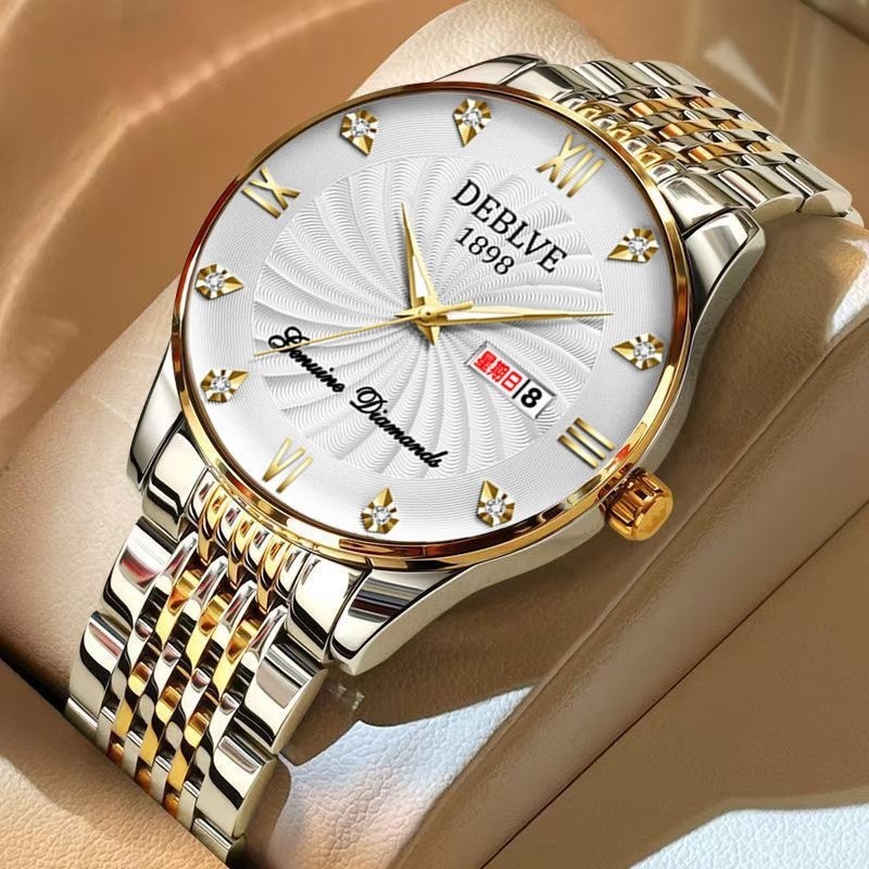 Đồng hồ nam thương hiệu cao cấp DEBLVE chính hãng Lịch tự động thời trang Đồng hồ thạch anh chống nư