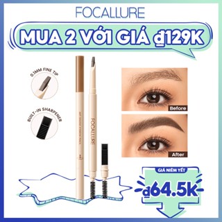 Focallure EverSharp Blade Bút chì kẻ mày 0,1MM Chống thấm nước Chống nhòe Sắc tố cao Chống vỡ Không đóng băng