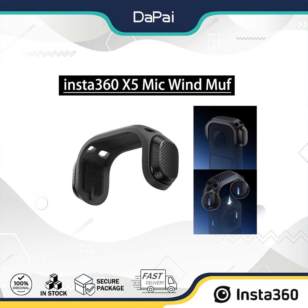 Insta360 X5 Mic Wind Muf giảm tiếng ồn gió cho phụ kiện máy ảnh Insta360 X5