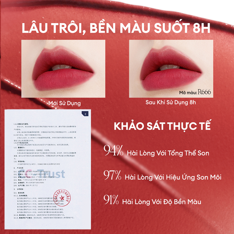 [DUY KHÁNH YÊU THÍCH] Son Kem Lì Velvet COLORKEY, Mịn Nhẹ, Lên Màu Chuẩn, Không Lem 3g | BigBuy360 - bigbuy360.vn
