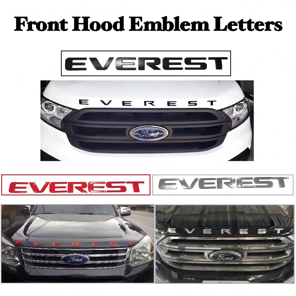 3D kim loại chất lượng cao Ford Everest mui xe động cơ