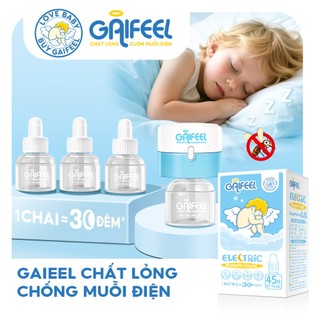  Bộ đuổi muỗi và đuổi muỗi GAIFEL có thể sử dụng trong 30 đêm không cần DEET 