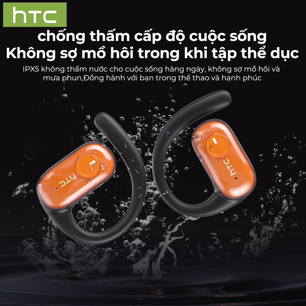 Tai nghe dịch thuật AI HTC NE10 Dịch thuật thời gian thực Tai nghe BluetoothTWS Bluetooth 6.0 Chất lượng âm thanh HiFi IPX5 Tai nghe không dây chống nước Hiệu ứng chiếu sáng lấp lánh Bảo hành một năm | BigBuy360 - bigbuy360.vn