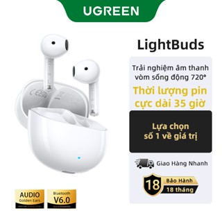 UGREEN LightBuds Bluetooth 6.0 35H Tai nghe nhét tai trong tai Tai nghe không dây thực sự Tai nghe Bluetooth chống nướcTWS IPX5