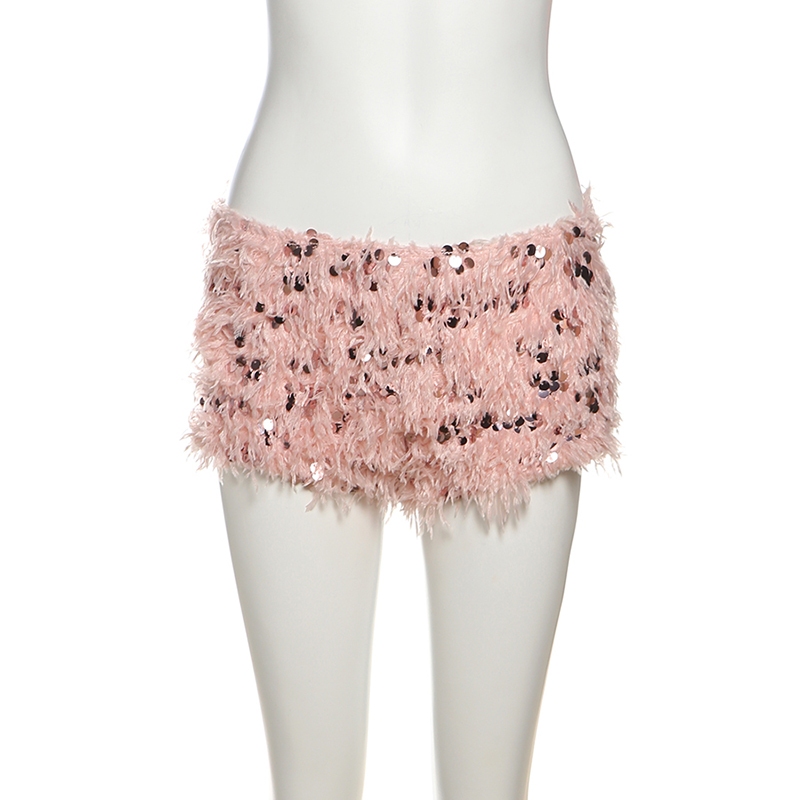 Cutenew Gợi Cảm 2 Bộ Dây Độc Đáo Rỗng Ra Không Tay Áo Vest + Quần Short Sequin Sáng Bóng Nữ Mùa Hè Hot Chick Phong Cách Thường Ngày | BigBuy360 - bigbuy360.vn