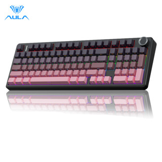 Bàn phím cơ AULA F65 / F75 / F87 / F99 Có dây / BT / 2.4G RGB Hỗ trợ có thể hoán đổi nóng Tùy chỉnh trình điều khiển Bàn phím chơi game văn phòng