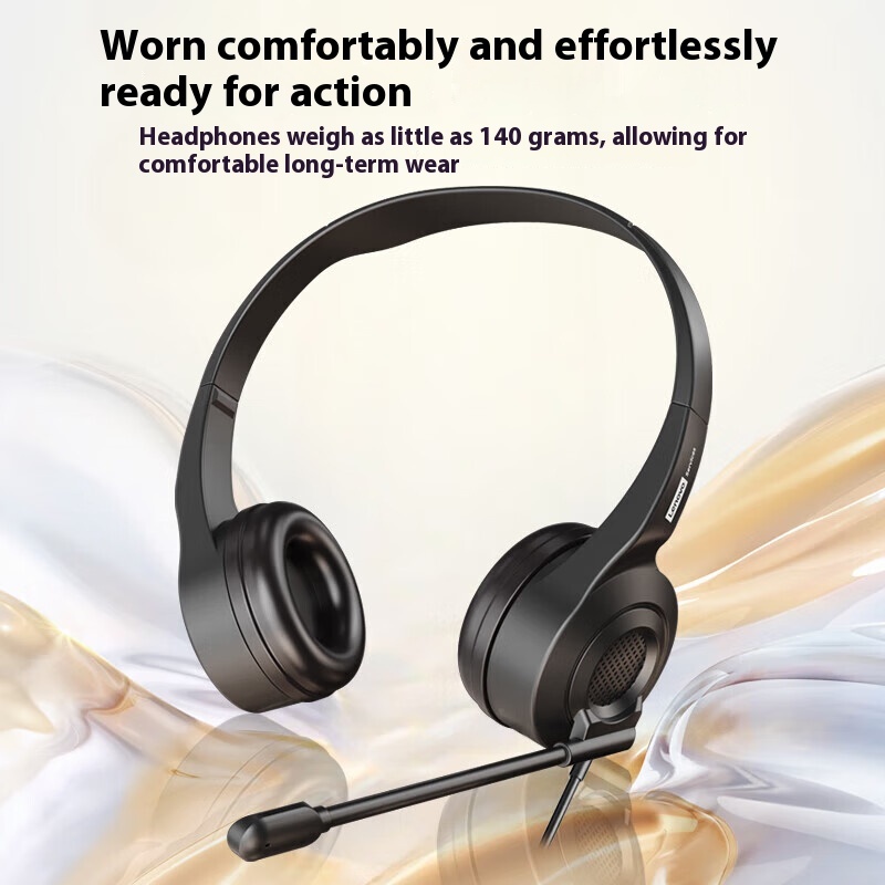 Tai nghe có dây Lenovo E01 Tai nghe có micrô Tai nghe khử tiếng ồn có micrô chuyên dụng cho trung tâm cuộc gọi Dịch vụ khách hàng Sử dụng với máy tính | BigBuy360 - bigbuy360.vn