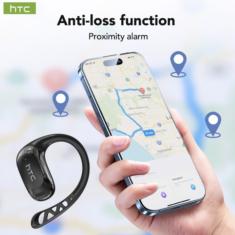 Tai nghe phiên dịch HTC NE28 AI Tai nghe không dây Dịch phụ đề thời gian thực V6.0 OWS Tai nghe không dây Thiết kế móc tai Tuổi thọ pin dài Nút tai IPX5 | BigBuy360 - bigbuy360.vn