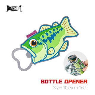 Phụ Kiện Câu Cá Vương Quốc Thiết Kế Hình Cá Dụng Cụ Mở Chai 0 * 6cm Kim Loại + Nam Châm Mở Bia / Đồ Uống Nam Châm Ở Phía Sau Tủ Lạnh Nam Châm