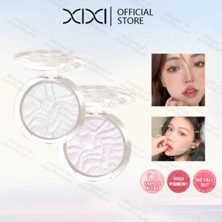  XIXI Shimmer Glitter Highlighter Powder Mud Palette Glitter Eyeshadow Body Face Contour Bột có độ bóng cao Chống thấm nước Trang điểm lâu trôi NO.J047 