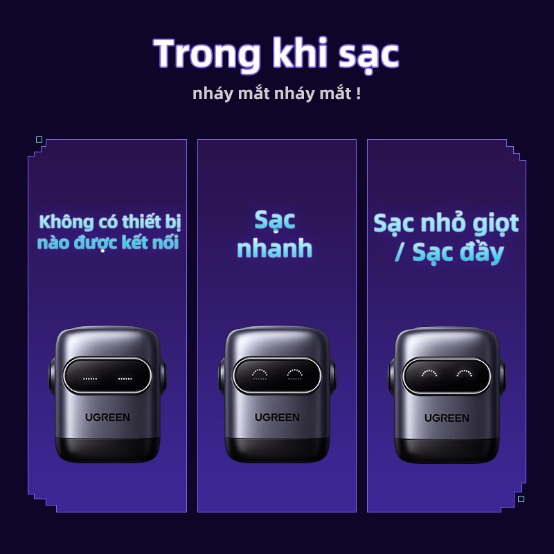 Ugreen Uno 65W 30W RobotGaN Sạc Nhanh GaN2 Sạc Nhanh RG Bộ Chuyển Đổi Nguồn USB C Nhanh Cho iPhone 16 Pro Max iPhone 15 14 13 Pro Max Samsung S24 S23 Ultra | BigBuy360 - bigbuy360.vn