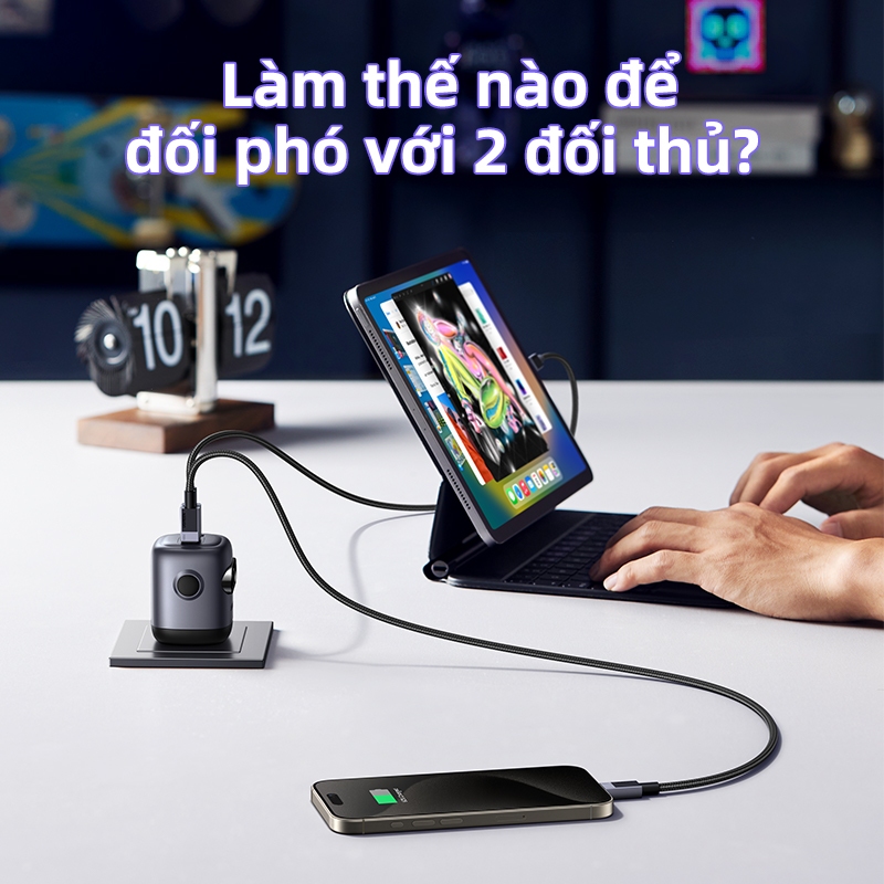Ugreen Uno 65W 30W RobotGaN Sạc Nhanh GaN2 Sạc Nhanh RG Bộ Chuyển Đổi Nguồn USB C Nhanh Cho iPhone 16 Pro Max iPhone 15 14 13 Pro Max Samsung S24 S23 Ultra | BigBuy360 - bigbuy360.vn