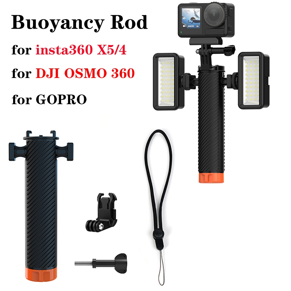 Nhiều Bộ Chuyển Đổi Cần Nổi Cho Insta360 X5 / X4 Nổi Phao Gậy Selfie Cầm Tay Cho DJI Osmo Action 5 /