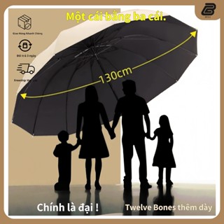 Ô gấp tự che nắng mưa, 12 xương sườn, chống UV, chịu gió mạnh 125cm，Dù tự động105cm