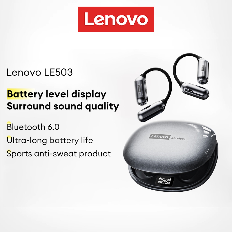 Tai nghe Lenovo LE503 Tai nghe thể thao không dâyTWS Màn hình kỹ thuật số LED Giảm tiếng ồn âm thanh nổi HiFi | BigBuy360 - bigbuy360.vn