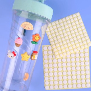 Keo Dán Charm Miếng Dán Charm  Dán 2 mặt  Hai Mặt Hình Tròn Trong Suốt Siêu Dính