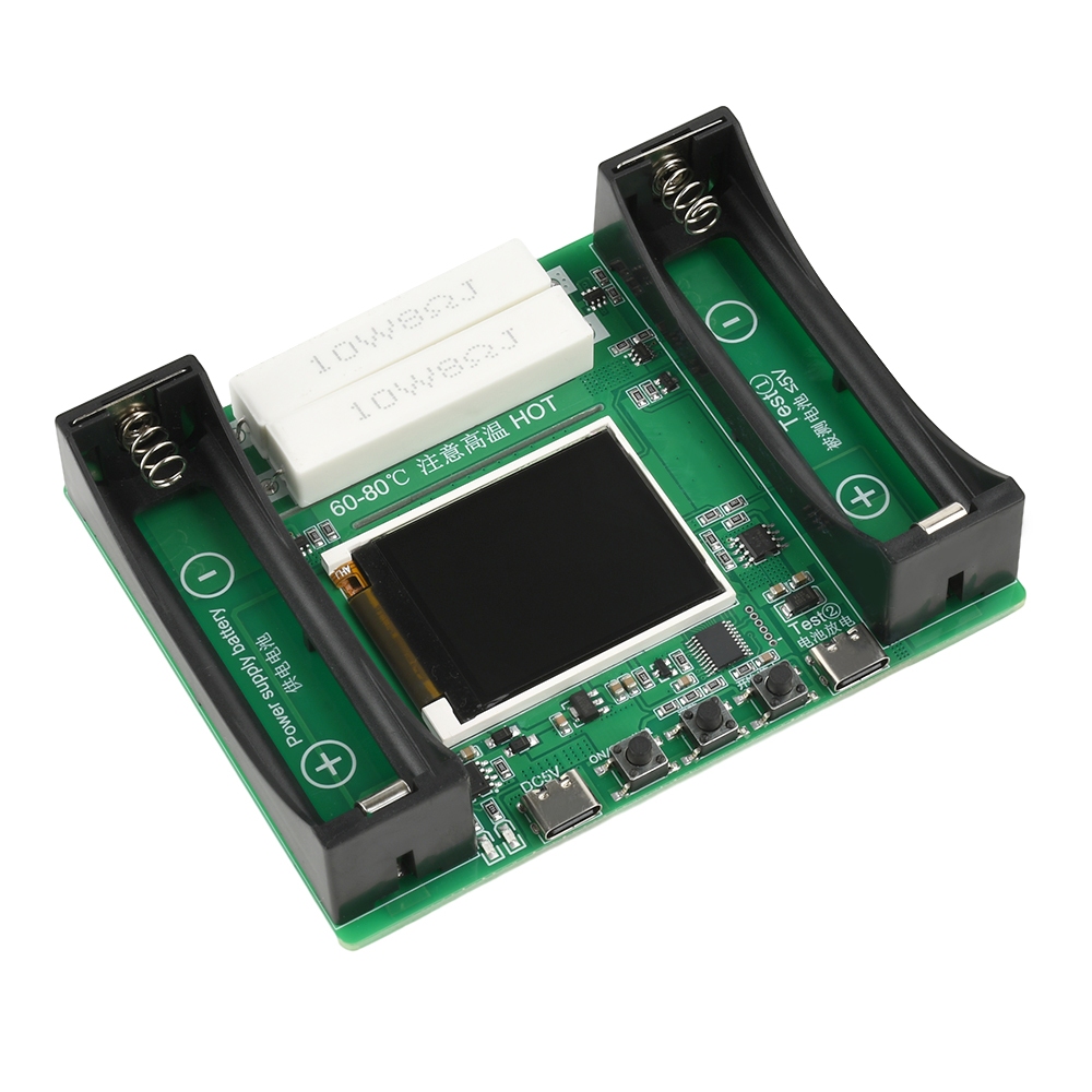 Ziqqucu V3.0 Bảng Mạch Thiết Bị Kiểm Tra Dung Lượng Pin 18650 Đo Điện Trở Trong Tiện Lợi