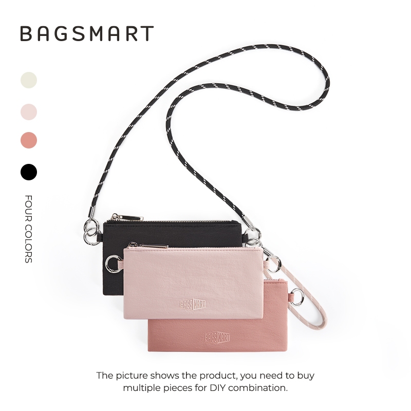 BAGSMART Túi đeo chéo Mini Túi đeo điện thoại đeo vai DIY Kết hợp Ví nhỏ chống nước