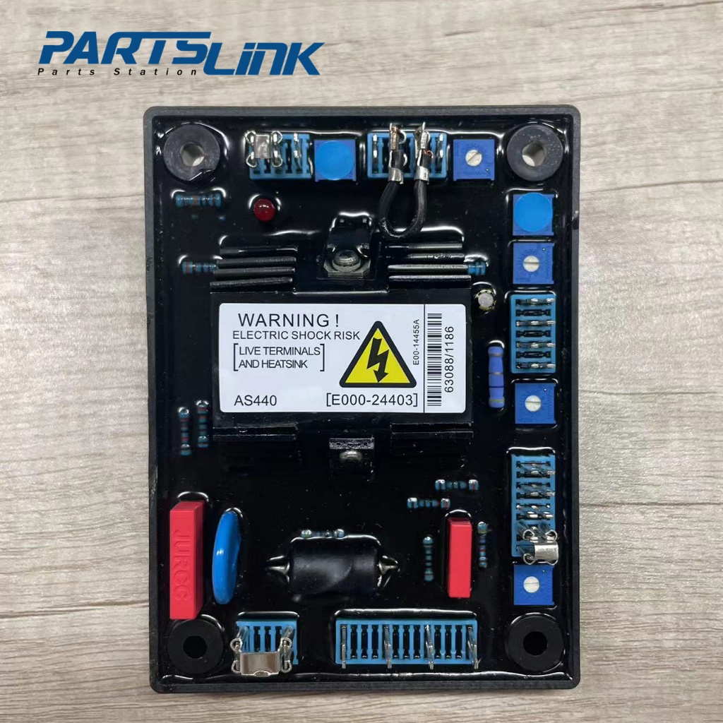 Bộ ổn định điều chỉnh điện áp tự động AS440 AVR màu đỏ với máy phát điện Stamford Các bộ phận máy ph