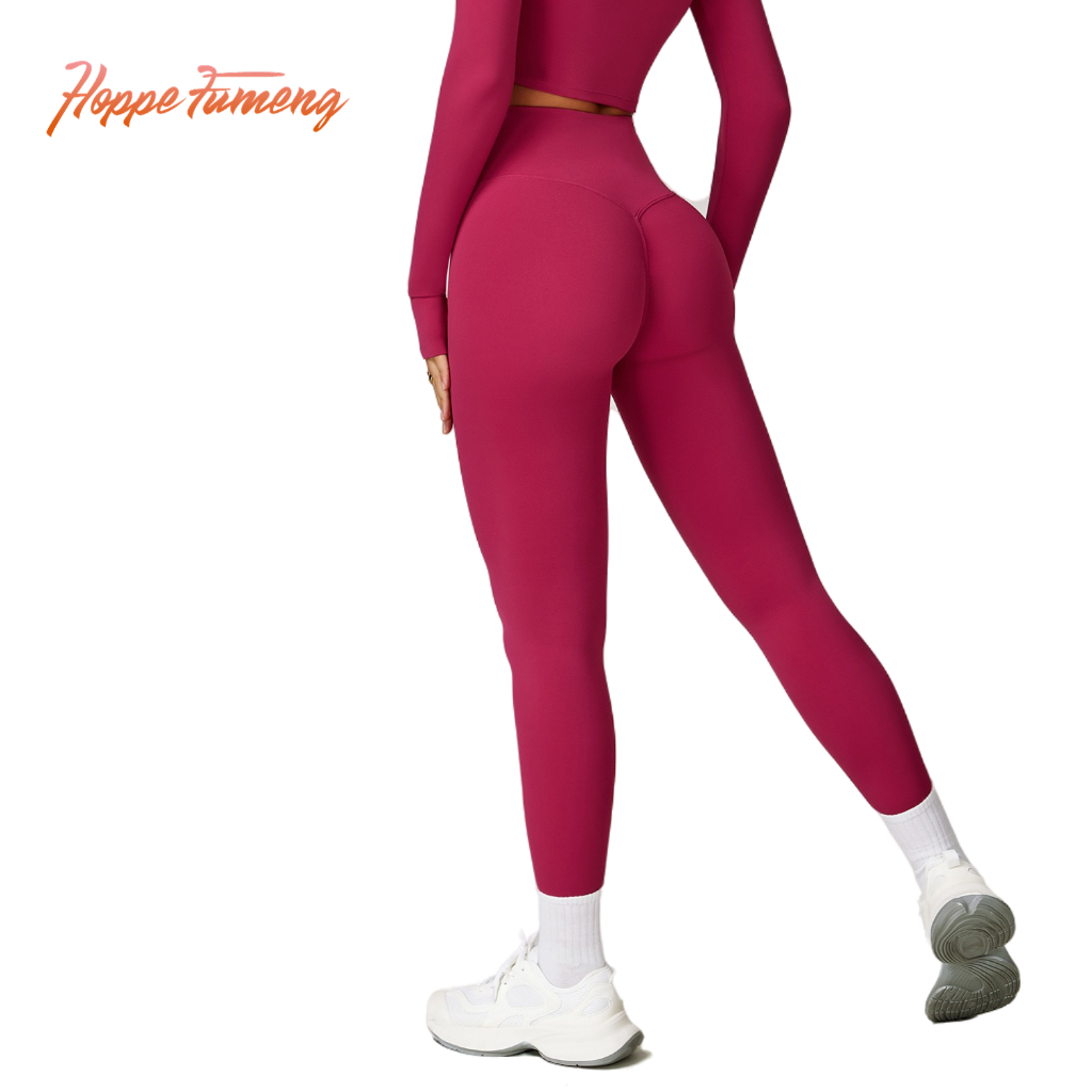 [Hoppe Fumeng] Quần legging dài chạy bộ khô nhanh cho nữ