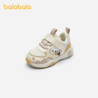  Balabala Trẻ Em Thể Thao Giày Tập Đi Bé Trai Mùa Thu Lưới Chống Trơn Trượt Thoáng Khí Hợp Thời Trang 