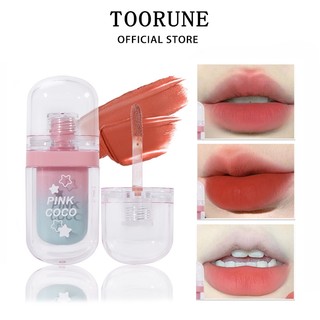  Pinkcoco Lucky Star Matte Liquid Lip Glaze Matte Son môi không phai màu lâu trôi Velvet Lip Mud 