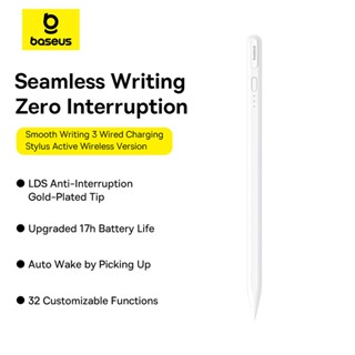 Baseus Viết 3 Bluetooth Stylus Pencil Palm Rejecting cho Pad pro Mini Air 2024 2022-2018